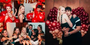 FOTO: Valentine, Sophie Turner Dapat Kejutan Ultah Lebih Awal