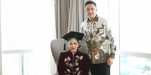Foto Wisuda Cica Anjani, Istri Ricky Subagja yang Lebih Muda 26 Tahun