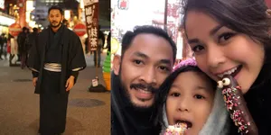 FOTO:Liburan Seru Awal Tahun, Uki NOAH Sekeluarga Jelajahi Jepang