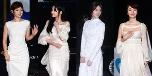 Galeri Best Dress Mewah Aktris Korea Saat 'Blue Dragon Awards'