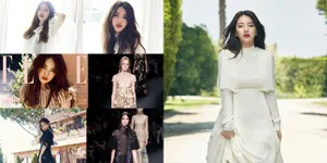 Galeri Dress Fairytale Suzy Miss A Saat di Roma, Cantik Memukau