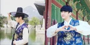 Gantengnya Sibong GTI Ketika Pakai Hanbok, Bak Pangeran