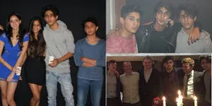 Gaul dan Keren, Aryan Khan 'Rajin' Pesta Meriah Bareng Sahabat