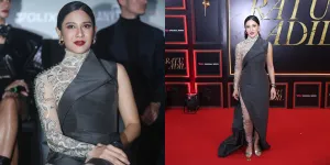Gaunnya Curi Perhatian, 8 Potret Dian Sastrowardoyo di Red Carpet 'RATU ADIL' - Pakai Jam Tangan Unik
