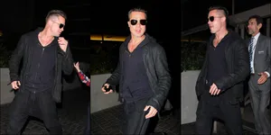 Gaya Baru Brad Pitt Dengan Rambut Cepak