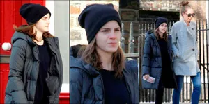Gaya Casual Emma Watson - Tetap Cantik Tanpa Make Up