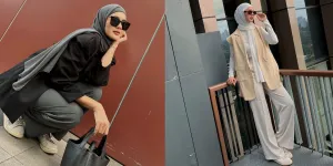 Gaya Hijab Casual Paula Verhoeven, Sederhana Namun Tetap Stylish Dengan Sneakers