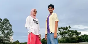 Gaya Kompak Fairuz A Rafiq dan King Faaz yang Sudah Remaja, Kini Jauh Lebih Tinggi