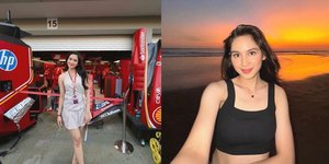 Gaya Cantik Liburan Ratu Rafa, Santai di Pantai dan Saksikan MotoGP serta F1 di Singapura!