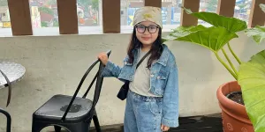 Gaya Outfit Artis Cilik Alesha Gwen, Gemesin Banget
