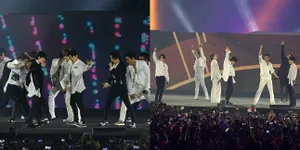 Gaya Super Junior Mengguncang Panggung Penutupan Asian Games 2018