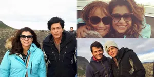 Gelak Tawa - Rangkul Akrab, Momen Manis SRK & Kajol di Islandia