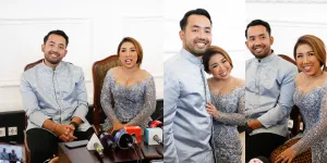 Gelar Jumpa Pers Usai Pengajian dan Siraman, Potret Kiky Saputri Ungkap Ingin Tiru Syahrini 