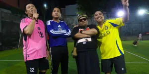 Grup Podcast Grindboys Gelar Fun Football Bareng Komunitas Penggemar