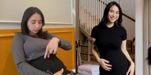 Hamil Anak Pertama, Ini 7 Potret Clairine Clay Bahagia Pamer Baby Bump yang Makin Besar - Pesona Bumil Bikin Gagal Fokus