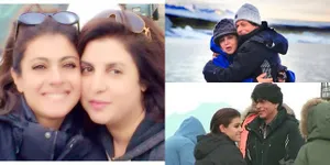 Hangat, Galeri Momen Manis SRK dan Kajol di Pasir Hitam Islandia