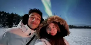 Harris Vriza Lihat Aurora Bareng Istri, Impian Masa Kecil yang Jadi Kenyataan