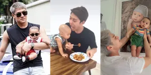 Hot Daddy yang Jahil, Ini Potret Rizky Billar Saat Momong Baby Leslar: Selalu Kocak Saat Bersama!