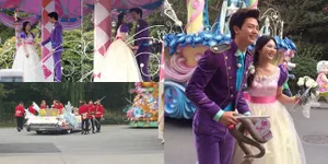 Intip Pesta 'Pernikahan' Sungjae & Joy, Heboh Parade Fairytale