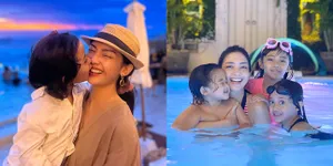 Jadi Super Mom, 8 Potret Tangguh Ririn Dwi Ariyanti Saat Momong Ketiga Buah Hatinya