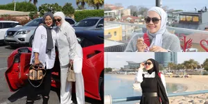 Janda Kaya Raya, 8 Potret Liburan Mewah Sarita Abdul Mukti di Dubai - Sosialita Hits Naik Ferrari Sampai Helikopter