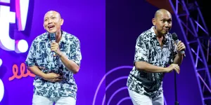 Jicomfest 2023, 8 Potret Oki Rengga Ceritakan Pengalaman Saat Ditinggal Penonton Ketika Sedang Tampil - Salfok Sama Kecelakaan