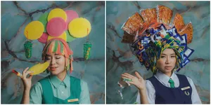 Kangen Jajanan 90-an, Fotografer Ini Bikin Make Up dari Snack!