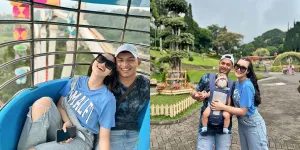 Kebahagiaan Terpancar, 8 Potret Yeni Inka Bersama Suami - Wajah Sang Buah Hati Masih Disembunyikan