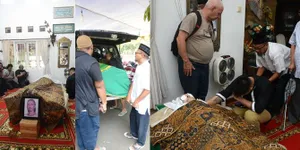 Kedatangan Jenazah Rudy Wowor di Rumah Duka, Disambut Tangis Duka