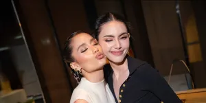 Kedekatan Davika Hoorne dan Cinta Laura Bak Sahabat, Akrab Hingga Tempel Pipi 