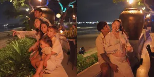 Keluarga Idaman, 8 Potret Jennifer Bachdim Bareng Anak & Suami di Resort Mewah - Pamer Bare Baby Bump yang Makin Besar