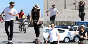 Kencan Seksi Chloe Moretz - Brooklyn Beckham di Atas Skateboard