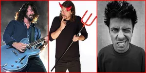 Ketika Rockstar Pasang Muka Lucu - Dave Grohl