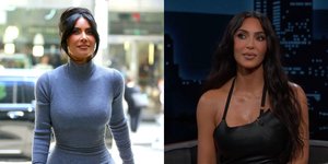 8 Potret Kim Kardashian Ungkap Kebenaran Tentang Rumor Internet yang Menghebohkan - Tidur dengan Mata Sedikit Terbuka
