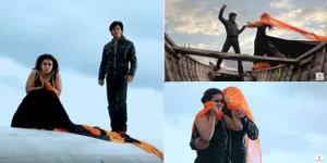 Kocak! BTS Lagu 'Gerua', Dingin Bikin SRK & Kajol Gagal Romantis