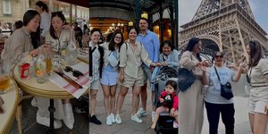 Kompak Meski Tinggal Beda Negara, 7 Potret Liburan Seru Gracia Indri dan Gisela Cindy ke Paris