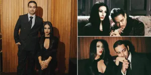 Kostum Halloween Anya Geraldine Jadi Morticia Addams Ditemani Pacar, Mirip Banget Sama Aslinya!