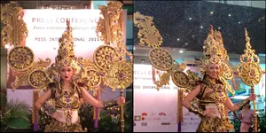 Kostum Mewah 20 Kg Puteri Indonesia Lingkungan, Siap ke Jepang!