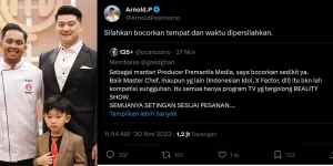 Kronologi Chef Arnold Dianggap Blunder Oleh Warganet - Setuju Kalau MCI Itu Acara Settingan?