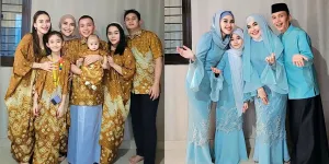 8 Potret Lebaran Sederhana Ala Ayu Ting Ting dan Keluarga, Makan Pakai Tangan dengan Ikan Asin Plus Sambal Jadi Sorotan