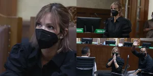 Lebih Segar, 9 Potret Penampilan Nia Ramadhani Saat Jalani Sidang Kasus Narkoba - Kini Rambutnya Pendek dan Pirang