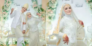 Lepas Masa Janda, Ini 7 Potret Pernikahan Chacha Mantan Andika Kangen Band Dengan Sang Kekasih