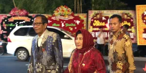 Mahfud MD Hingga Raffi Ahmad ke Resepsi Pernikahan Aksa Uyun-Yosika Ayumi 