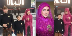 Maia ke Eropa, Potret Mulan Jameela Dampingi Ahmad Dhani di Ngunduh Mantu Al Ghazali