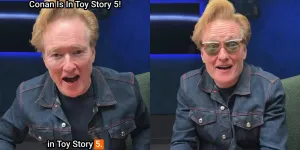 Mainan Lawas VS Gadget! Toy Story 5 Hadirkan Sosok Conan O'Brien