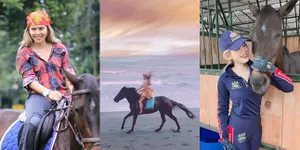 Makin Banyak Seleb Jajal Hobi Berkuda, Rhemanty Tak Mau Kalah