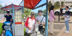 Makin Melokal, 8 Potret Kier King Bahagia Jajan di Pinggir Jalan - Main Sinetron MAGIC5