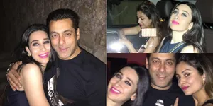 Manis! Karisma Kapoor Peluk Mesra Salman Khan di Pesta Sosialita