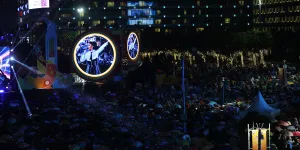 Marion Jola Hingga D Masiv Meriahkan Tahun Baru di Bundaran HI Jakarta