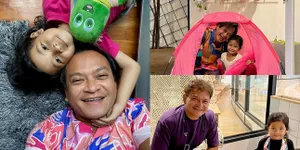 Masih Betah Sendiri, 8 Potret Hedi Yunus Momong Anak ART yang Sudah Dianggap Seperti Keluarga - Ayah Siaga Banget!